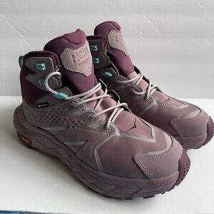 Size 9B- Hoka One One Anacapa GORE-TEX Mid GTX Elderberry Grape BRAND NEW